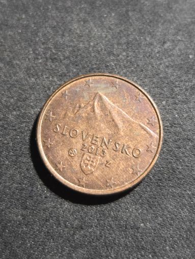 Словакия 1 евроцент 2013