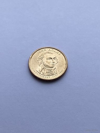 1 доллар, 2-й президент США Джон Адамс