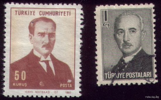 2 марки 1948 и 1968 год Турция