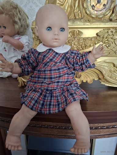 Кукла Zapf, 80-е годы, Германия. Клеймо. Моргает! Высота 40 см