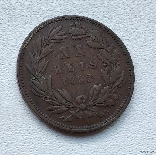 Португалия 20 рейсов, 1882 4-5-12