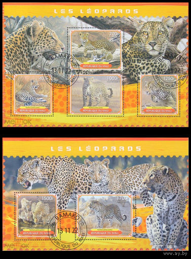 МАЛИ  2022 ФАУНА ЖИВОТНЫЕ СЕРИЯ  БЛОКОВ сто