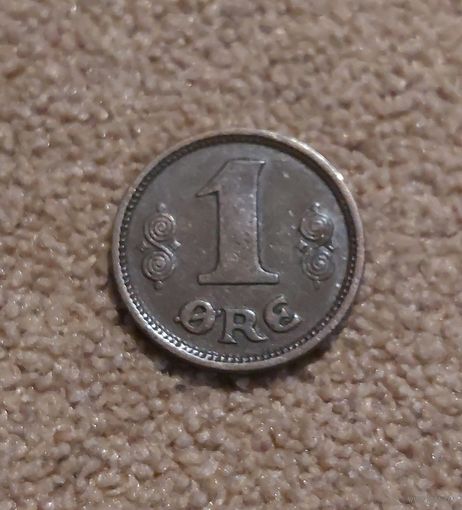 Дания 1 эре, 1915