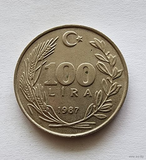 Турция 100 лир, 1987