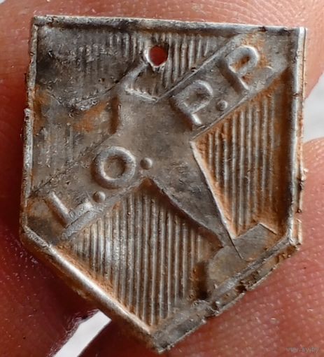 Значок, накладка. L.o.p.p. (Алюминий )