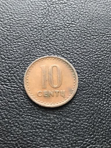 10 центов 1991 Литва