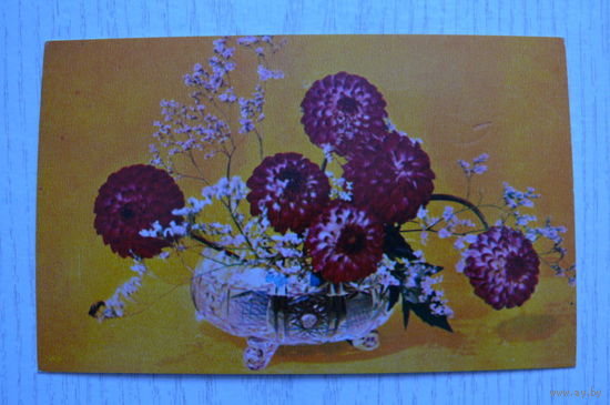 Суханов В., Цветы, 1973, подписана.