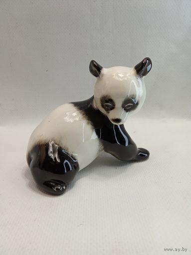 Статуэтка Панда ЛФЗ фарфор СССР