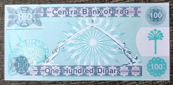 100 динар 1991 года - Ирак - UNC