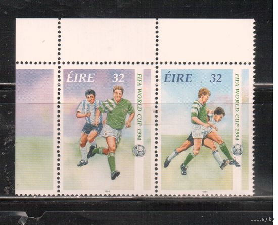 Ирландия-1994,(Мих.857-858)  **  Спорт, ЧМ-1994 по футболу,(полная серия)