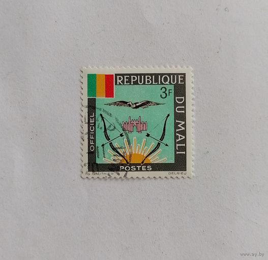 Марка Мали 1964 год Служебные марки.