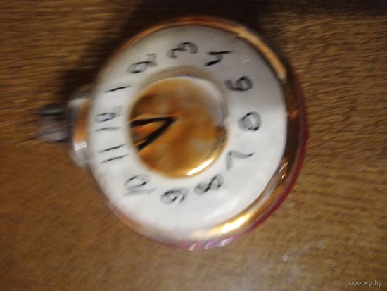 Елочная игрушка часы СССР