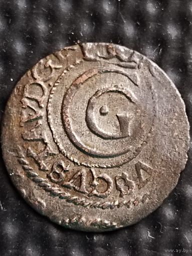 Ливония. Солид 1654 г. Карл Х. Шведская оккупация Риги(1621-1710), без мц.