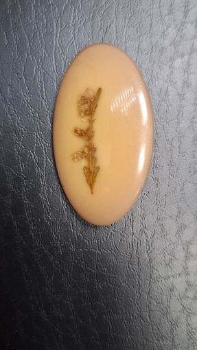 Брошь винтажная, гербарий. Времен СССР