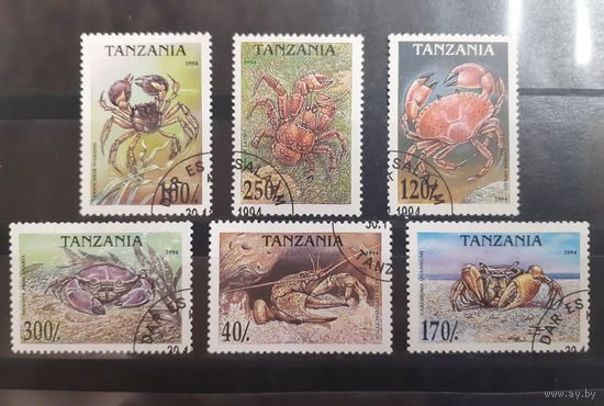 Танзания. 1994 год. Фауна. Раки, крабы (52)