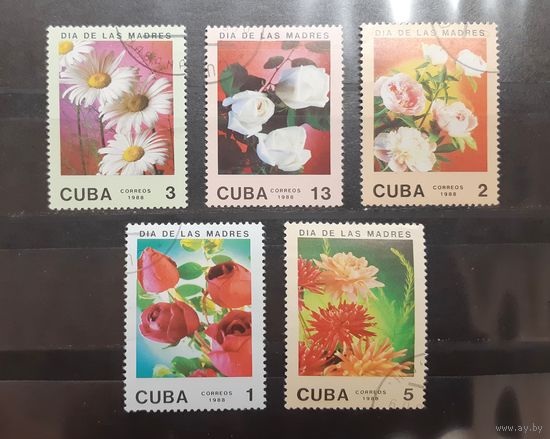 Куба. 1988 год. Флора. Цветы (226)