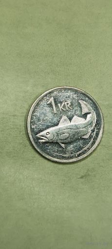 Исландия 1 крона 2007