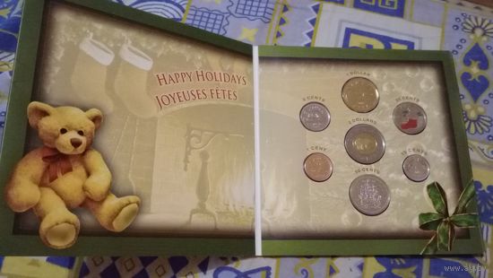 Канада годовой комплект монет 2005 Happy Holidays