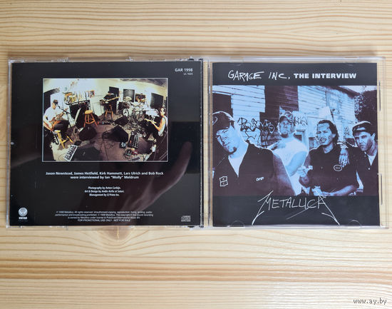 Metallica - Garage Inc, The Interview (Promo CD, UK, 1998, лицензия)
