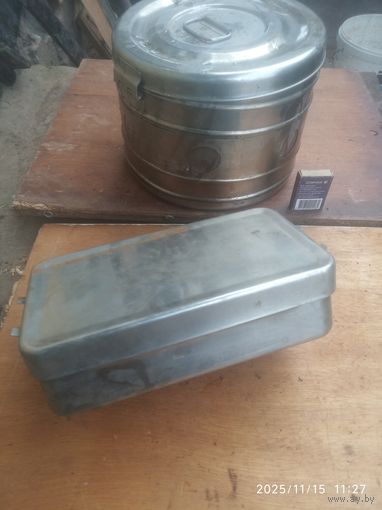 Медицина СССР. Посуда для стерилизации, нержавейка. Может кому пригодится