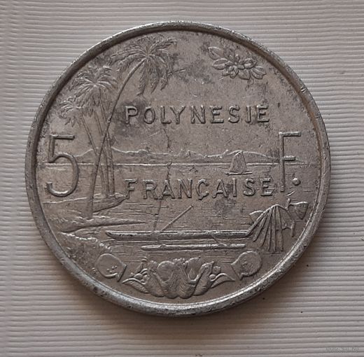5 франков 1977 г. Французская Полинезия