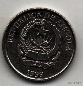 РЕСПУБЛИКА АНГОЛА. 2 КВАНЗЫ 1999. НЕЧАСТАЯ