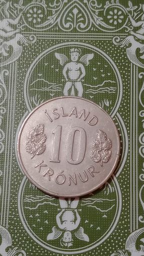 Исландия 10 крон 1974