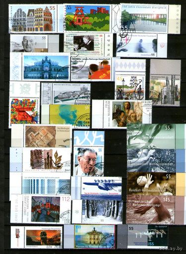 Германия.СБОРНЫЙ ЛОТ(4) гашеных марок с полями!