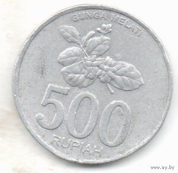 РЕСПУБЛИКА ИНДОНЕЗИЯ. 500 РУПИЙ 2003. ЦВЕТОК