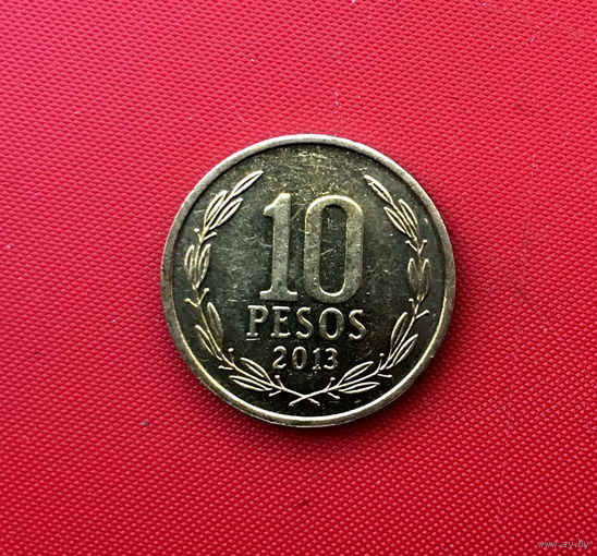 25-10 Чили, 10 песо 2013 г.