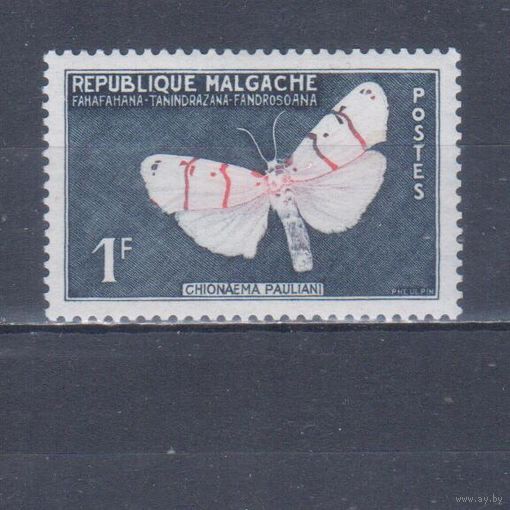 [722] Мадагаскар 1960. Фауна.Бабочка.0,50 ф. MH