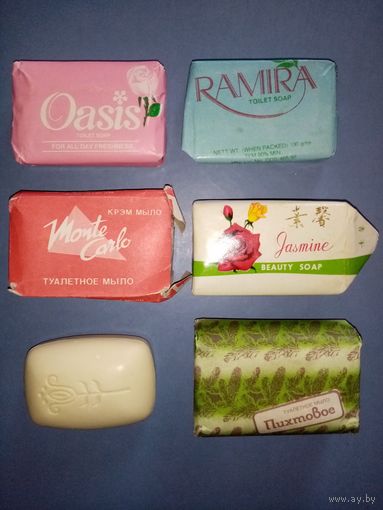 Мыло СССР Индия Китай Oasis Ramira Monte Carlo Jasmine Пихтовое