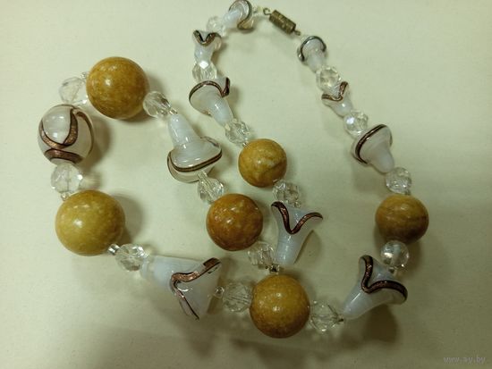 Бусы муранское стекло