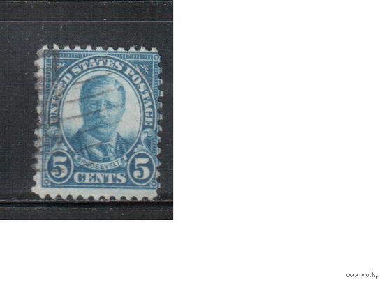 США-1922, (Мих.267), гаш.    , Стандарт, Личности, Президенты , Рузвельт(1)