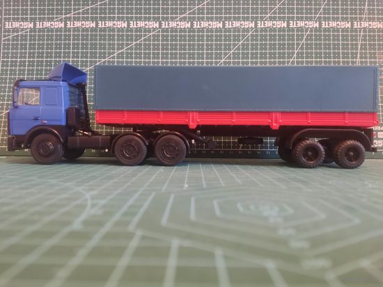 Полуприцеп ОДАЗ-9370 с тентом Масштабная модель 1/43