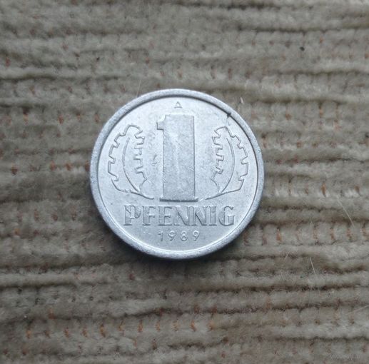 Werty71 Германия ГДР 1 пфенниг 1989 А