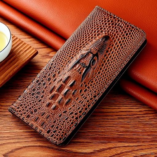 Чехол для Samsung Galaxy S24 Ultra Натуральн. кожа