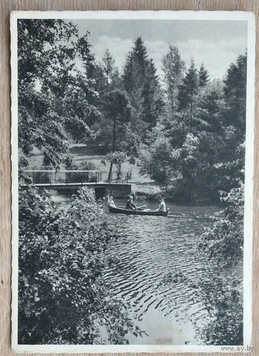 Парк орхидей в Лодзи (Лицманштадт) времен немецкой оккупации. До 1945 г. Чистая.