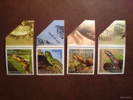 Румыния 2011 г.Рептилии./1б/