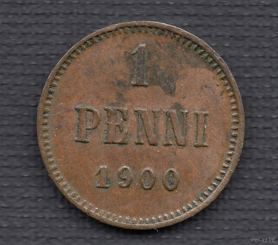 ТОРГ! 1 пенни 1900! Россия для Финляндии! Николай II СОСТОЯНИЕ! ВОЗМОЖЕН ОБМЕН!