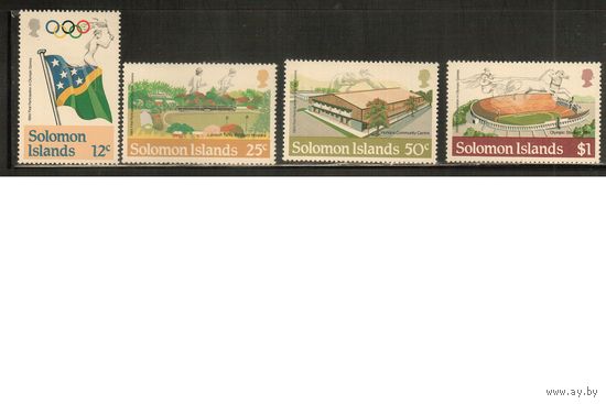 Соломоны-1984,(Мих.536-539)  **  Спорт,  ОИ-1984 (полная серия)
