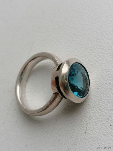 Кольцо, серебро, торги с Рубля
