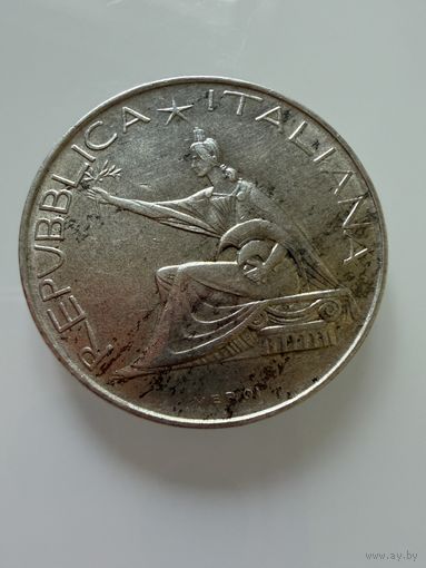 500 лир. 1961 г.  Италия. СЕРЕБРО.