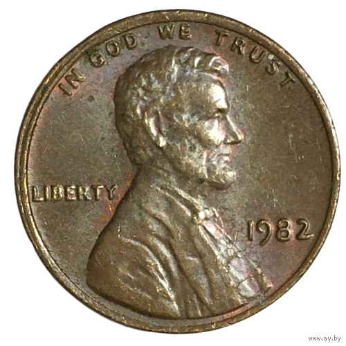 США 1 цент, 1982 (-)