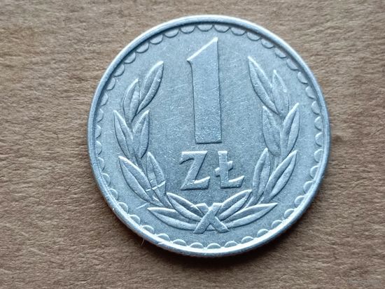 Польша 1 злотый, 1985г. (D-107)