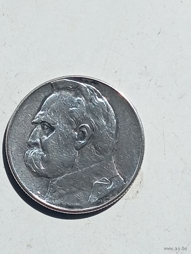 5 злотых Пилсудский 1935.