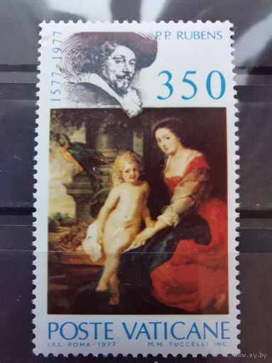 Ватикан 1977г. 400-летие со дня рождения художника Рубенса.Полная серия**