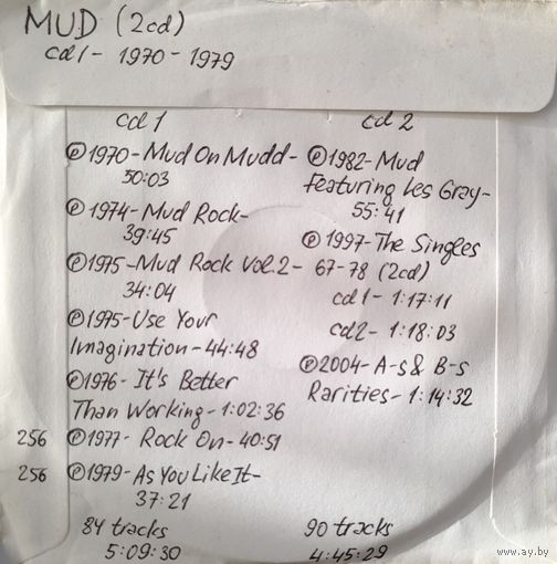 CD MP3 дискография MUD - 2 CD