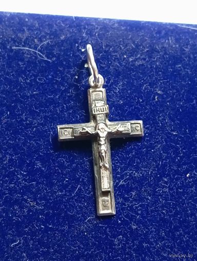 Серебряный крестик , 925 проба .