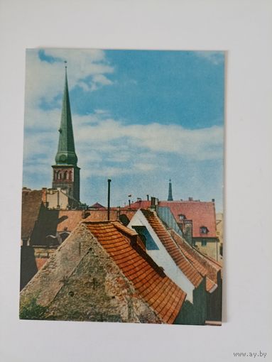 Рига Крыши старого города фото Упитиса